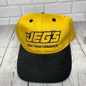 Jegs High Performance Headwear Hat Snapback‎ Cap Yellow Men